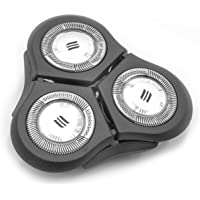 vhbw Cabezal de Afeitar Compatible con Philips RQ1180CC- RQ1180X- RQ1185- RQ1187- RQ1190- RQ1190X- RQ1195 afeitadoras